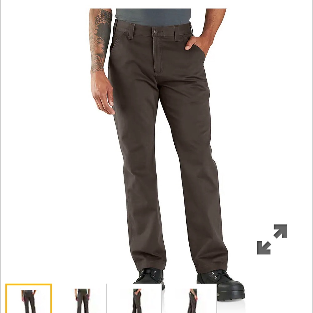 Carhartt relaxed fit twill utility work pant relaxed fit 38x34